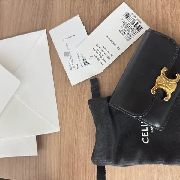 [BUNJANG] Celine Card Wallet Black / 셀린느 카드지갑 블랙