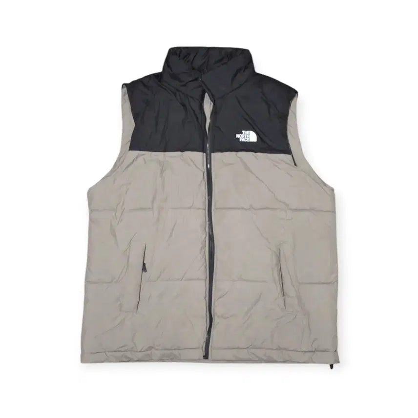 [BUNJANG] The North Face Big Size Vest - Grey/Black Color Block / 4XL)노스페이스 패딩조끼그레이 블랙 배색 빅사이즈 베스트