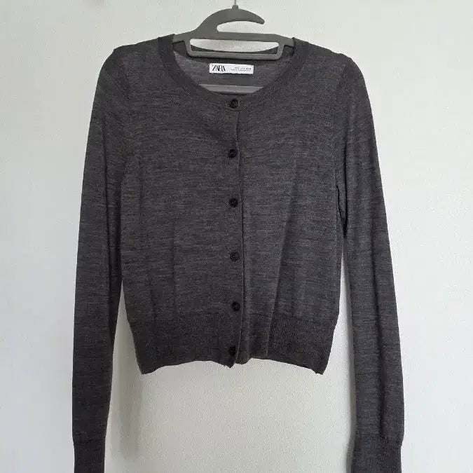 [BUNJANG] ZARA Gray Cardigan S / (새제품)ZARA 그레이 가디건 S