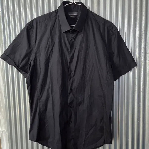 [BUNJANG] Zara Man Men's Black Short Sleeve Shirt XL / XL 자라맨 남성 블랙 반팔 셔츠