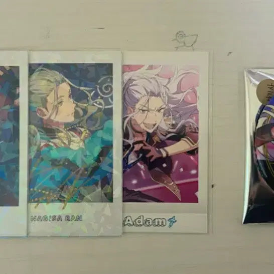 [BUNJANG] Ensemble Stars Nagisa Ran Can Badge & Pashacard Set / 앙스타 중스타 란 나기사 캔뱃지 파샤