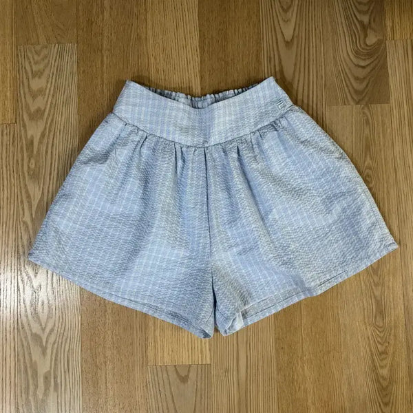 [BUNJANG] FILA Seersucker Shorts Sky Blue Checkered XS / [미착용]휠라 필라 FILA 시어서커 쇼츠 XS
