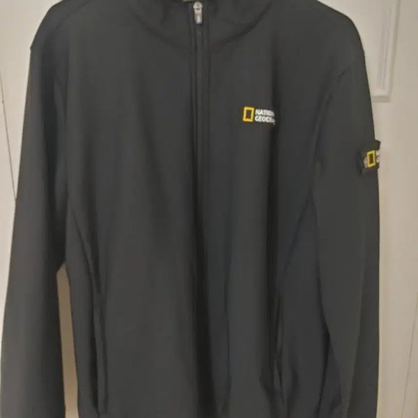 [BUNJANG] National Geographic Zip-Up Jacket Black / 내셔널지오그래픽 집업 자켓 블랙