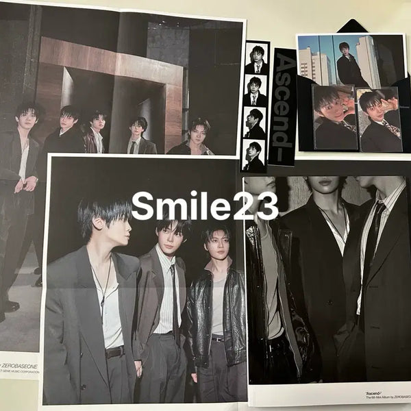 [BUNJANG] ZEROBASEONE zb1 Ascend Vol. 1 Album Set - Jiwoong (Unsealed) / 제로베이스원 ascend 1버전 지웅 개봉앨범 풀세트
