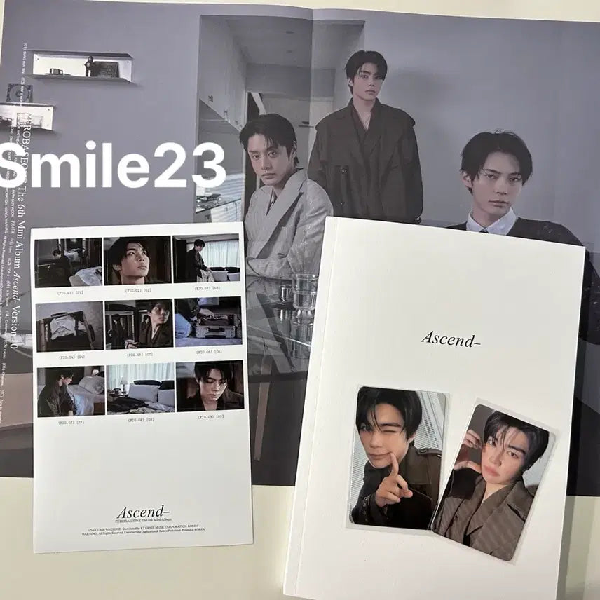 [BUNJANG] ZEROBASEONE zb1 Sung Han Bin Ascend 10 Version Opened Album Full Set / 제로베이스원 ascend 10버전 건욱 개봉앨범 풀세트