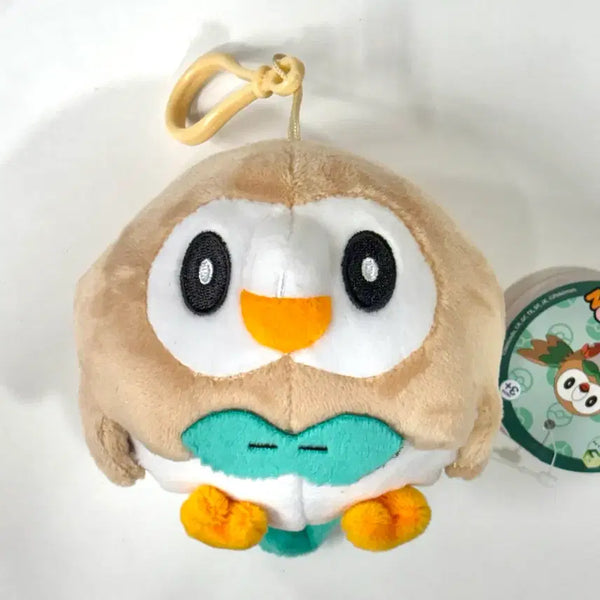 [BUNJANG] Pokemon Rowlet Plush Keychain (New) / 정품 포켓몬스터 나몰빼미 인형 키링 (새상품)