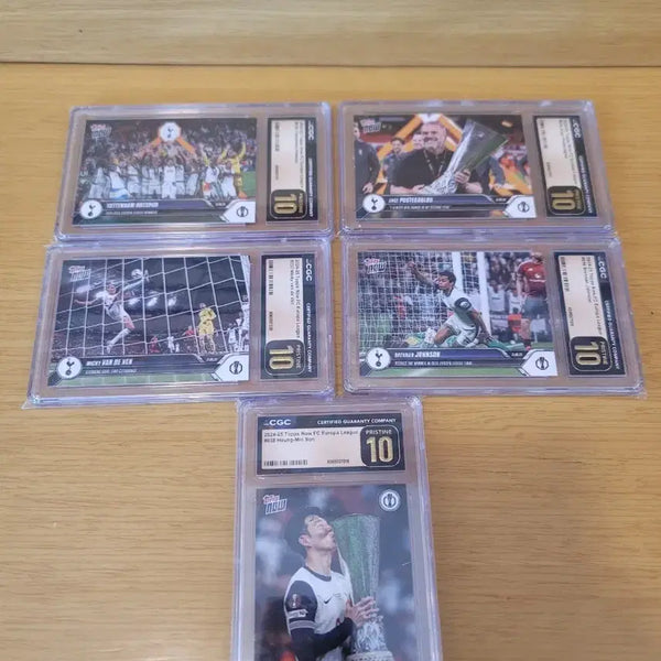 [BUNJANG] Son Heung-min Europa League Victory 5-Card Set (CGC 10 Pristine) / [CGC 10 Pristine]손흥민 유로파 우승 5종 카드셋트
