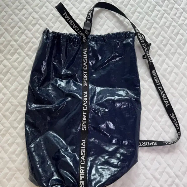 [BUNJANG] Heritagefloss Sport Bag Navy / 헤리티지플로스 스포츠백 네이비