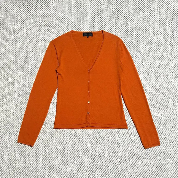 [BUNJANG] Untitled Women's V-Neck Knit Cardigan (Size S) / [S] Untitled 언타이틀 우먼즈 브이넥 니트 가디건
