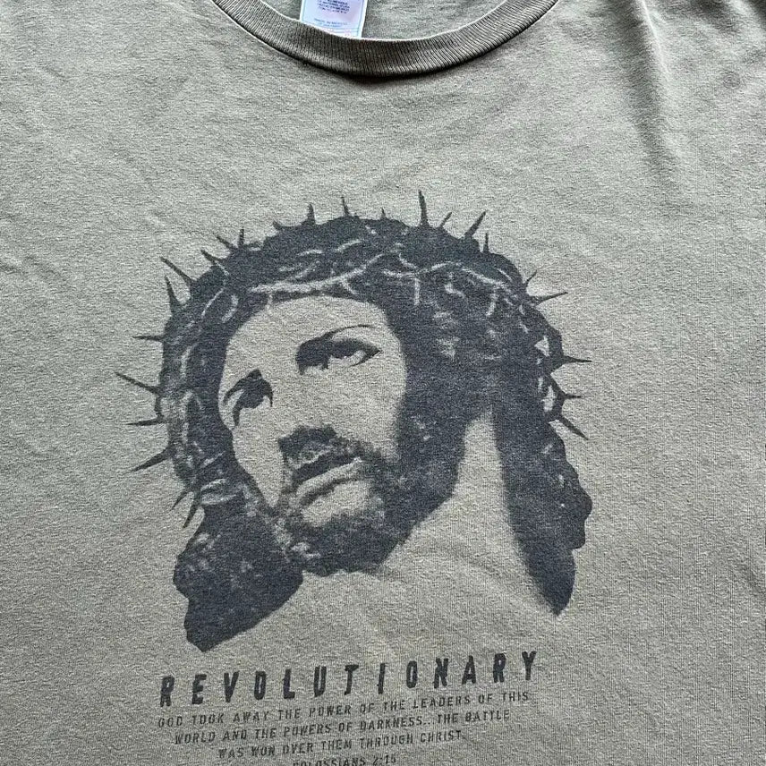 [BUNJANG] 00s Vintage Jesus Tee T-Shirt / 00s 빈티지 지저스 티셔츠 jesus tee