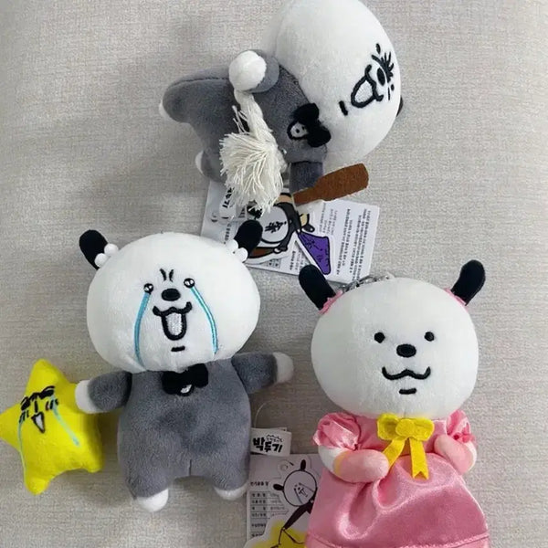 [BUNJANG] Intern Butler Park Dugy 3 Types of Keyrings Set (Star Dugy, Princess Dugy, Anti-Ghost Dugy) / 인턴집사 박두기 스타두기&공주두기&액막이두기 3종 키링 일괄