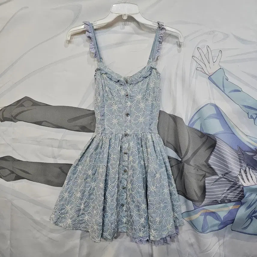 [BUNJANG] Liz Lisa Punching Lace Mini Dress / LIZ LISA  리즈리사  펀칭   레이스  원피스