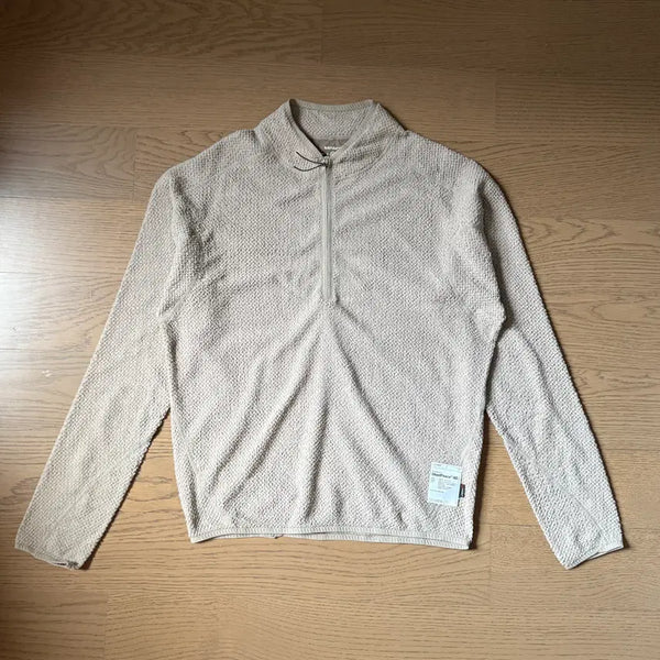 [BUNJANG] Satisfy Ghost Fleece AD Light Half Zip Moon / 새티스파이 고스트플리스 AD 라이트 하프집 문
