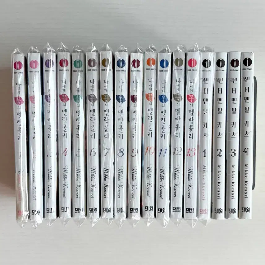 [BUNJANG] My Flower's Melancholy Vol. 1-13 & Sentimental Kiss Vol. 1-4 Complete Set (First Edition) / 올초판 나에게 꽃의 멜랑콜리 센티멘탈 키스 순정만화 만화책