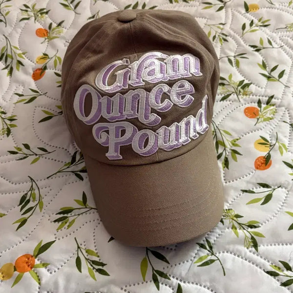 [BUNJANG] Gramm Aouncepound Ball Cap Beige Size S / 그램아운스파운드 볼캡 베이지 S사이즈