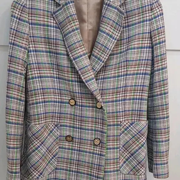 [BUNJANG] OSSECONDS Checked Jacket (Size 55) / 오즈세컨즈 체크자켓 호칭82(55사이즈)
