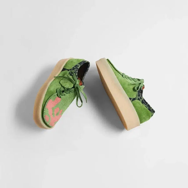 [BUNJANG] Clarks x Salehe Bembury Suede Loafers Green/Pink UK 7 / 클락스 살레헤 벰버리