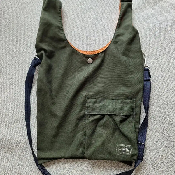 [BUNJANG] Yoshida Porter Olive Shoulder Bag / 요시다포터 숄더백 올리브