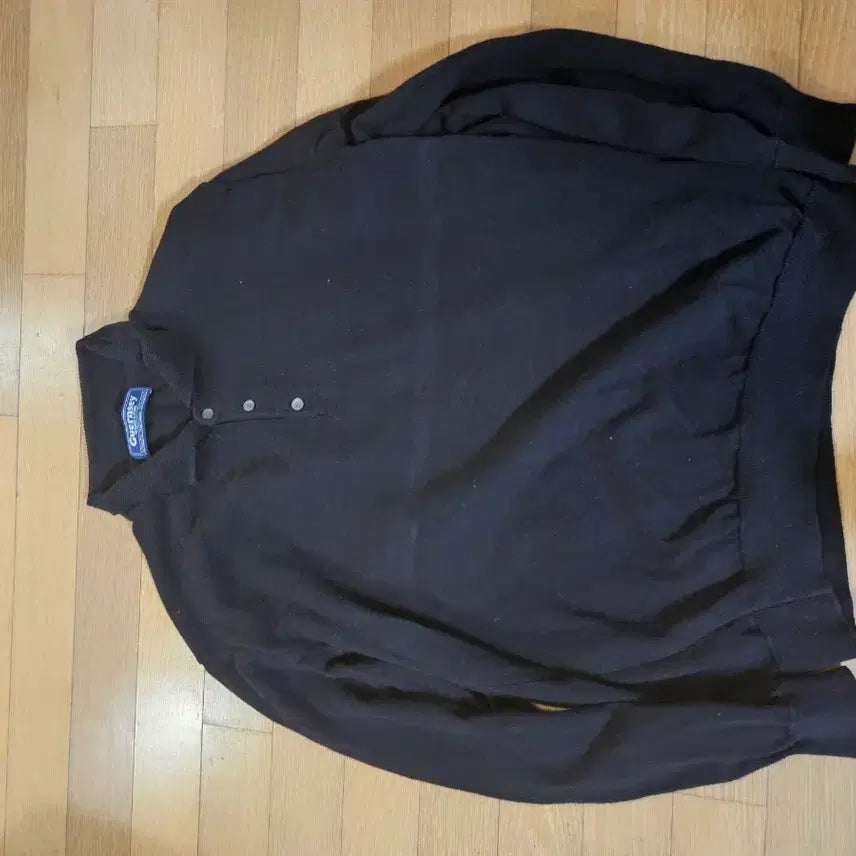 [BUNJANG] Gant Woolen Long Sleeve Collar Knit XL Black / 건지울른스 긴팔 카라니트 xl