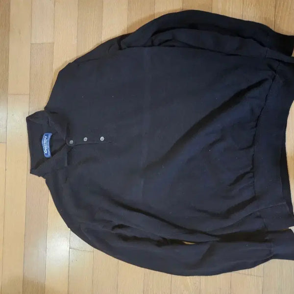 [BUNJANG] Gant Woolen Long Sleeve Collar Knit XL Black / 건지울른스 긴팔 카라니트 xl