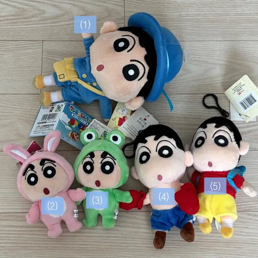 [BUNJANG] Crayon Shin-chan Crayon Shin-chan Doll Bundle Set / 짱구는못말려 짱구 인형 일괄 양도