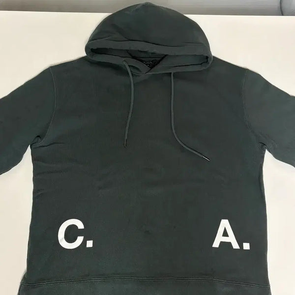[BUNJANG] A.P.C. Deep Green Logo Hooded Sweatshirt / 아페쎄(A.P.C) 후드티 판매합니다