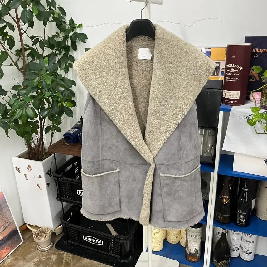 [BUNJANG] Vince Lambskin Mustang Jacket XS / 빈스 램스킨 무스탕 XS
