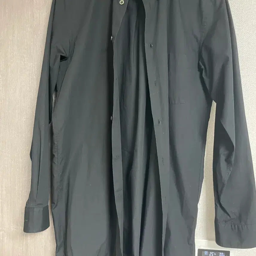 [BUNJANG] Comme des Garçons Men's Black Long Shirt L / 꼼데가르송 남성 블랙 롱셔츠 L