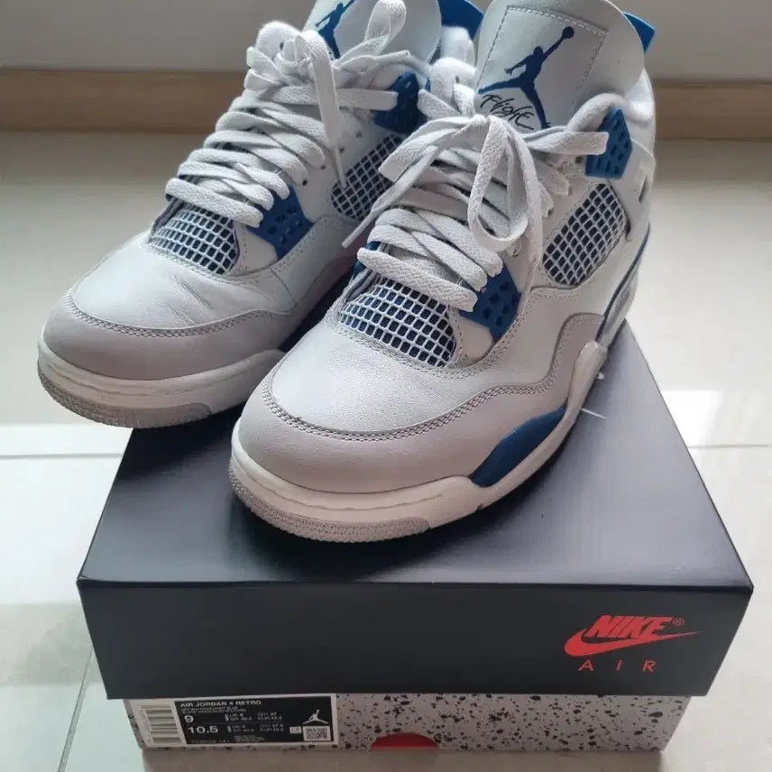 [BUNJANG] Air Jordan 4 Industrial Blue 270mm Men's Sneakers / 조던4 270mm 인더스트리얼블루