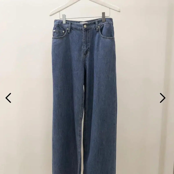 [BUNJANG] Helvetica Rio Wide Summer Denim Pants / 헬베티카 리오 와이드 여름 데님
