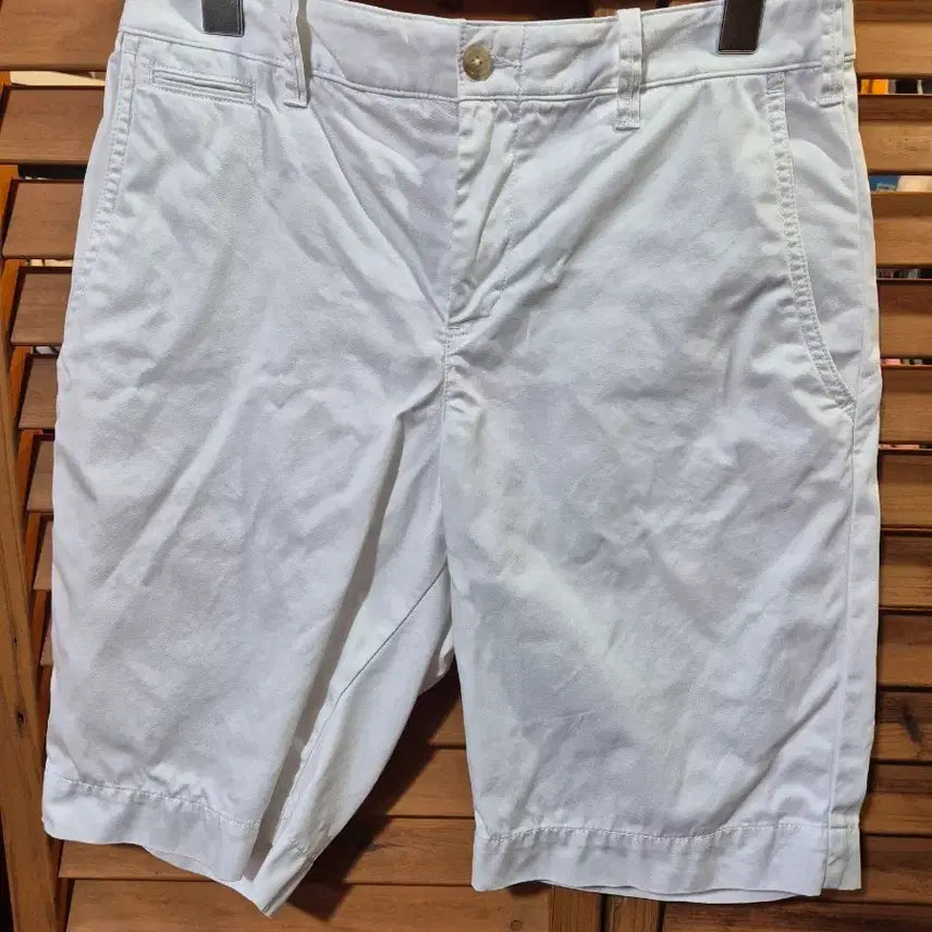[BUNJANG] Polo Ralph Lauren Chino Shorts White Pants / 폴로 랄프로렌 치노 쇼츠 화이트팬츠