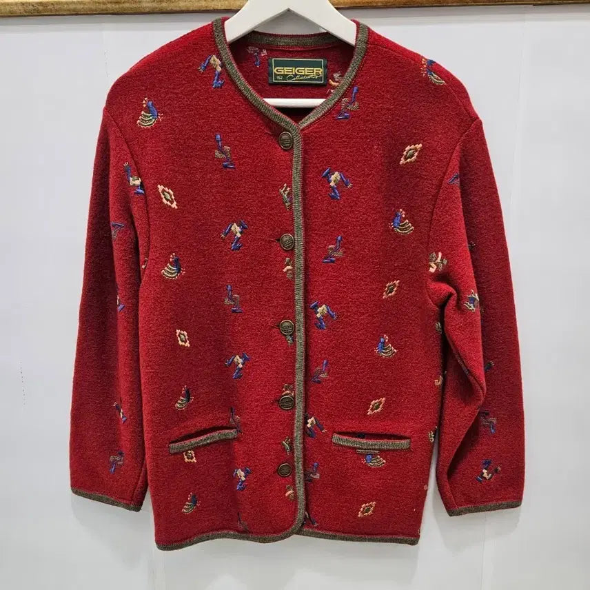 [BUNJANG] Geiger Austria Wool Knit Jacket / 가이거 오스트리아 울 니트 자켓