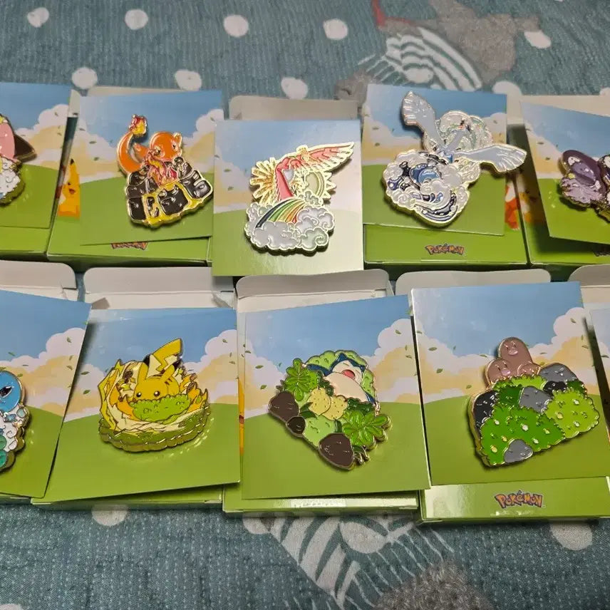 [BUNJANG] Isak Toast Pokemon Badge Full Set / (최저가)이삭토스트 포켓몬 뱃지 풀세트