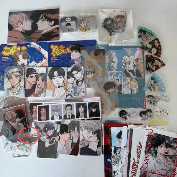 [BUNJANG] BL Webtoon Goods Bundle Set / BL 비엘 굿즈 세트 일괄 레진 봄툰 구성 (택포)