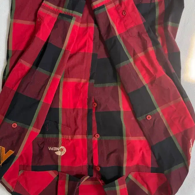 [BUNJANG] Vintage NEPA Checkered Shirt (Size 95) / 빈티지 네파 체크 남방 95 판매합니다.