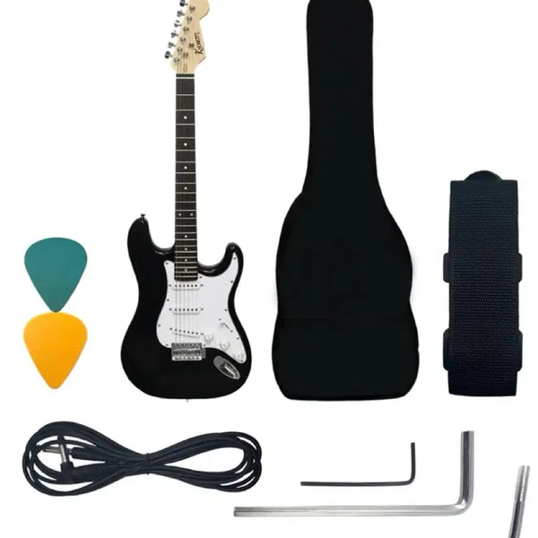 [BUNJANG] Coname Beginner Electric Guitar 22W1606 Black White / 코네임 입문 연습용 일렉기타 22W1606 블랙 화이트