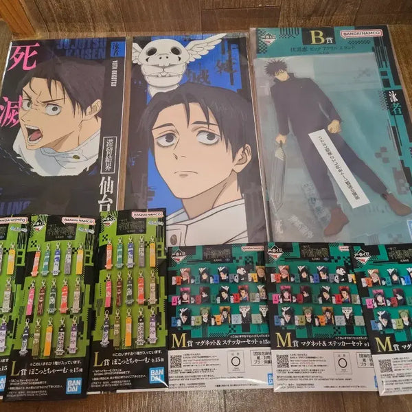 [BUNJANG] Jujutsu Kaisen Ichiban Kuji Acrylic Stands & Figures Bundle Set (Yuji, Megumi, Choso, Regista) / 일괄 사멸회유 B상 L상 M상 K상 유타 메구미 이치방쿠지 제일복권