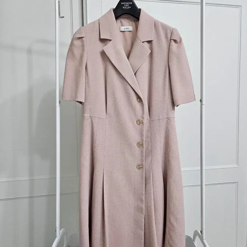 [BUNJANG] LIST Linen Short-Sleeve Dress (New Condition) / 리스트 린넨 반팔 원피스 (새상품 상태!)