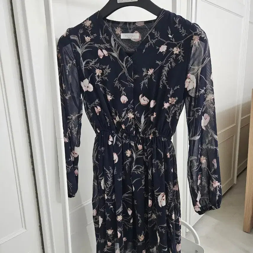 [BUNJANG] Flower Chiffon Dress / 플라워 쉬폰원피스