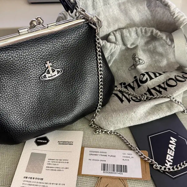 [BUNJANG] Vivienne Westwood Granny Frame Bag Black / 비비안웨스트우드 그래니 프레임 백 블랙