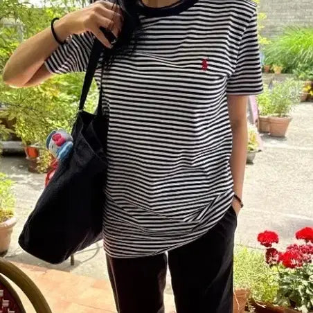 [BUNJANG] Polo Ralph Lauren Striped Short Sleeve T-Shirt / #(정품/새상품)폴로 스트라이프 반팔티 판매합니다~