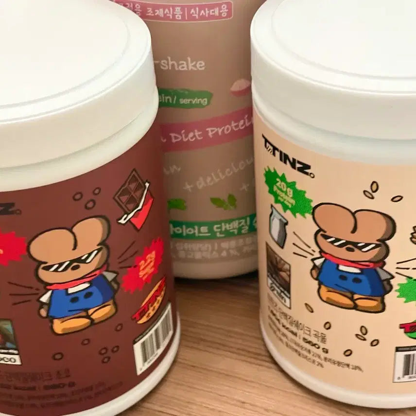 [BUNJANG] Tintins & Dalsim Protein Shake Bundle (Choco & Grain) / 새상품 틴틴즈 단백질쉐이크 달심 단백질 쉐이크