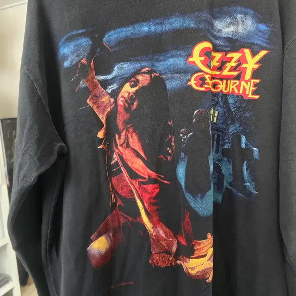 [BUNJANG] Ozzy Osbourne Double-Sided Full Screen Print XXL T-Shirt / 오지오스본 양면 풀 실크스크린 프린팅 xxl