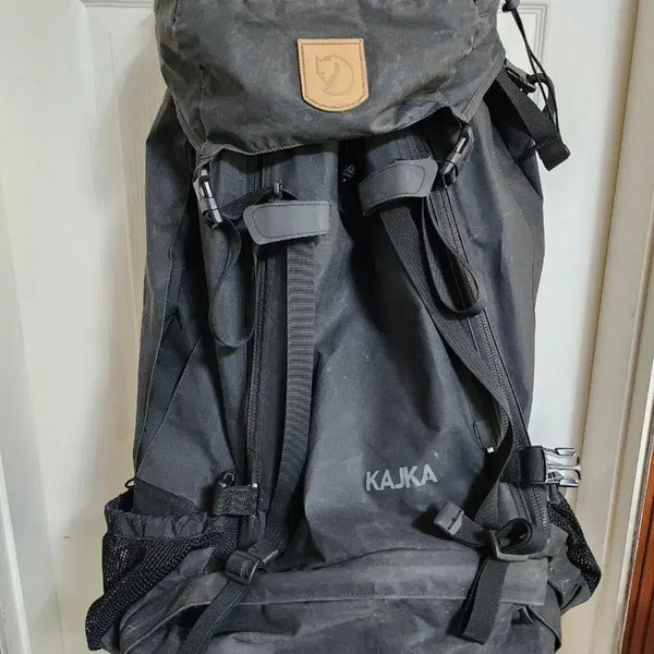 [BUNJANG] Fjällräven Kajka 75L Backpack Black / 피엘라벤 카즈카 75LW백팩 블랙