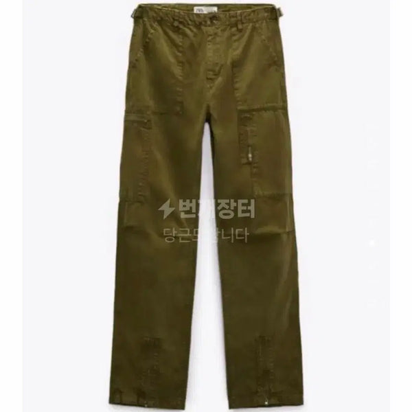 [BUNJANG] Zara THE MACY Cargo Pants Khaki / zara 자라 THE MACY 카고팬츠 S 카키 바지