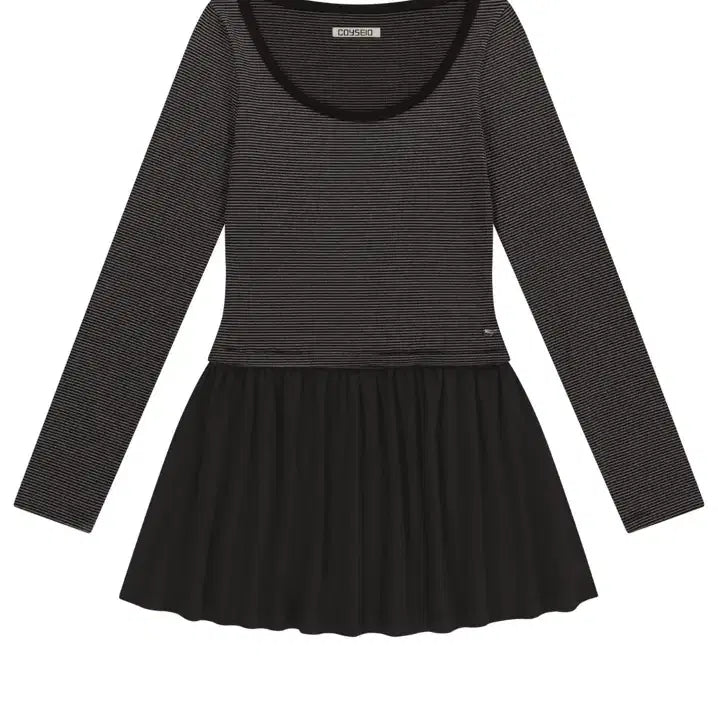 [BUNJANG] Koiseio Striped Dress Brown / 코이세이오 스트라이프 드레스 브라운
