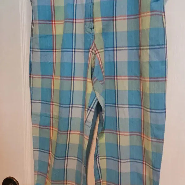 [BUNJANG] Oil Lily Cotton Pants Check Pattern / 36 오일릴리 정품 반허리33 길이91