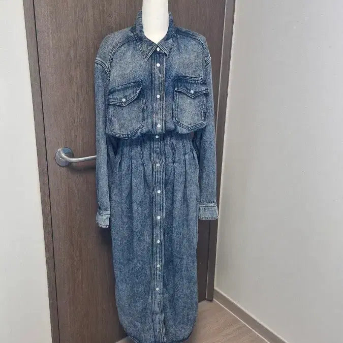 [BUNJANG] Isabel Marant Etoile Denim Shirt Dress / 이자벨마랑에뚜왈(36/55)데님드레스원피스