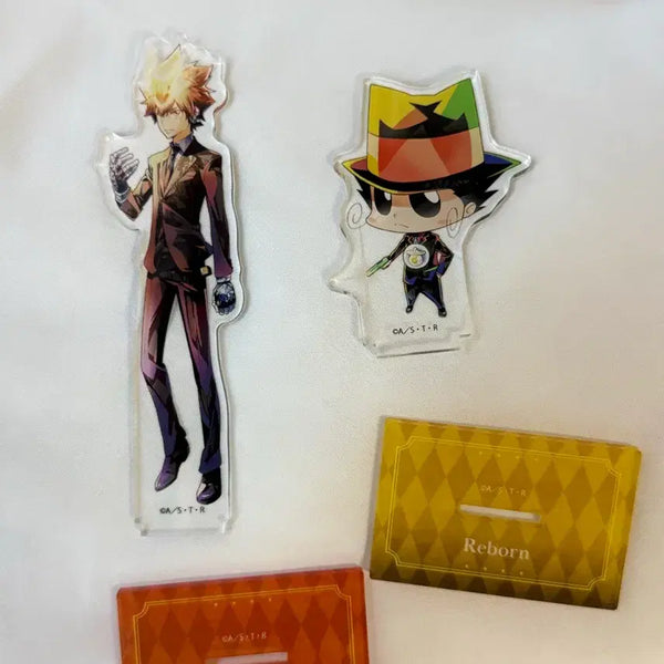 [BUNJANG] Reborn! Tsuna Sawada & Ryoheihigashi Acrylic Stand Bundle / 가히리 페일톤 초이스편 아크릴스탠드 츠나요시 리본 일괄