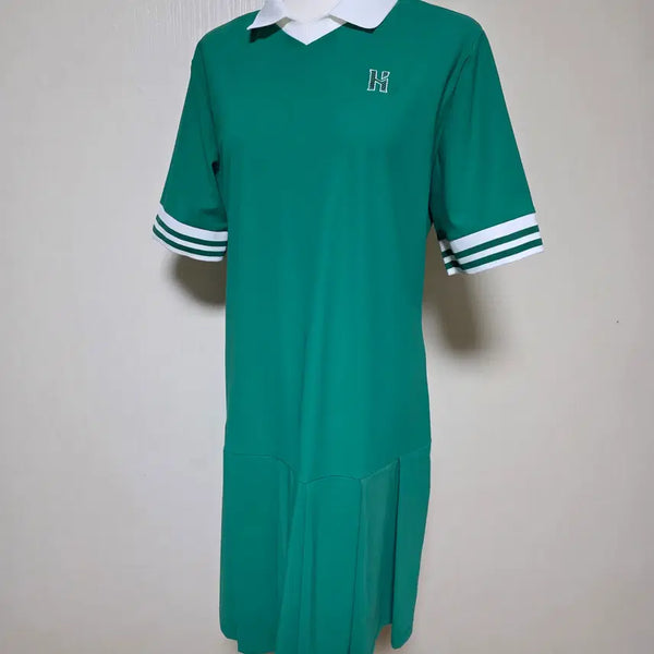 [BUNJANG] Hazzys Golf Green Premium Tricot Dress Size 100 / 헤지스 골프 그린 프리미엄 트리코트 원피스 사이즈 ( 100 )